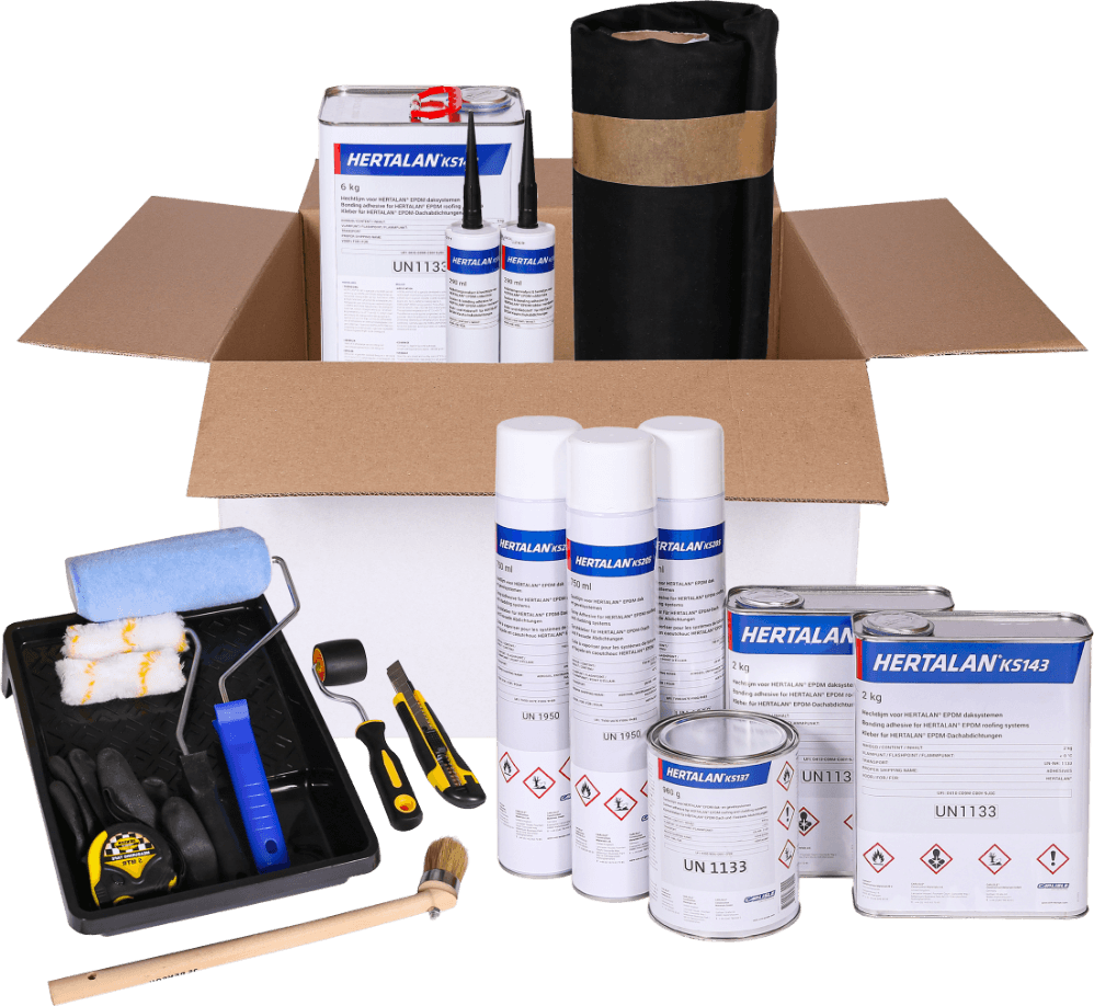 Hertalan EPDM Box compleet pakket